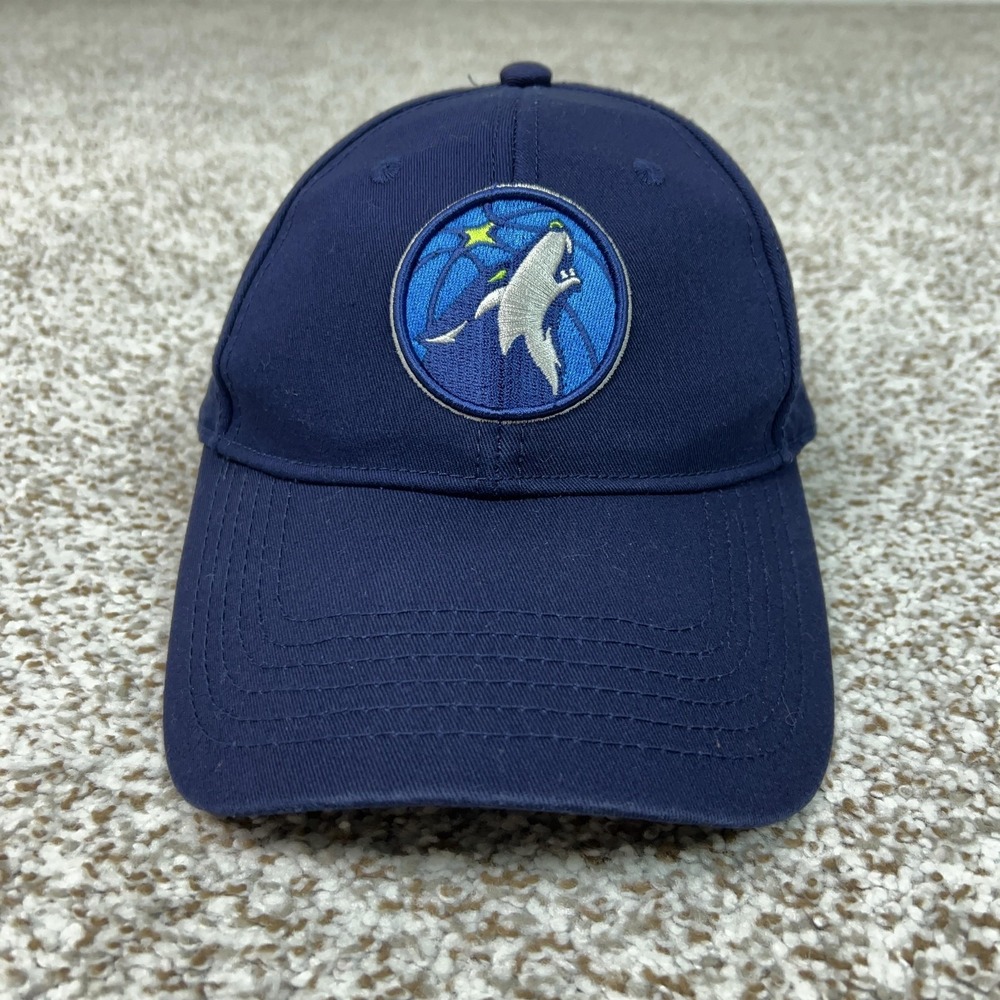Minnesota Timberwolves Hat‎ Cap Strap Back Mens Blue NBA Basketball Dad Hat Logo